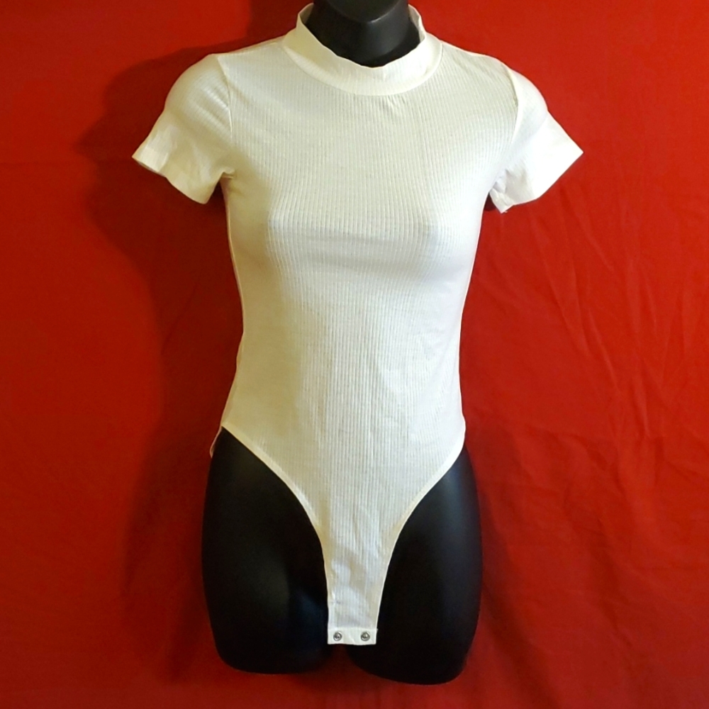 Women Capella  Mock Neck Bodysuit Top